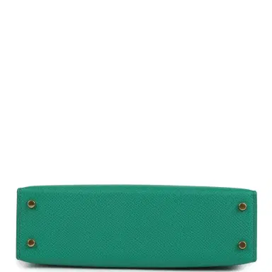 HERMÈS Pre-owned Hermes Kelly Sellier 20 Vert Jade Epsom Gold Hardware | Thumbnail 6 HERMÈS Pre-owned Hermes Kelly Sellier 20 Vert Jade Epsom Gold Hardware | Thumbnail 6