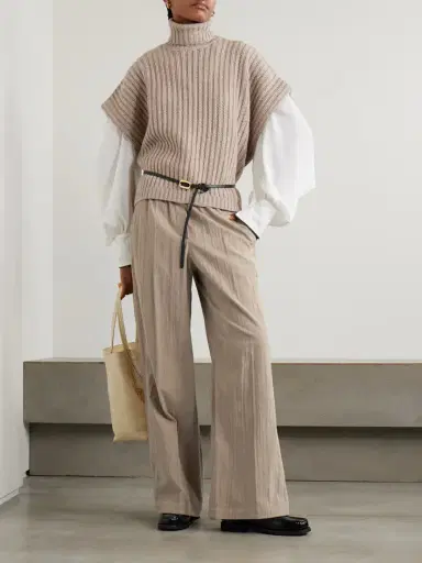 Brunello Cucinelli Ribbed Cashmere Turtleneck Sweater | Thumbnail 2 Brunello Cucinelli Ribbed Cashmere Turtleneck Sweater | Thumbnail 2
