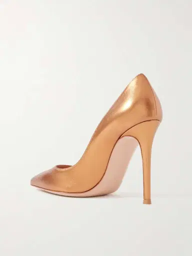 Gianvito Rossi Gianvito 105 Metallic Leather Pumps | Thumbnail 3 Gianvito Rossi Gianvito 105 Metallic Leather Pumps | Thumbnail 3