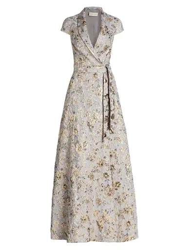 SACHIN & BABI Women's Honora Jacquard Gown - Golden Gardens - Size 4 | Thumbnail 1 SACHIN & BABI Women's Honora Jacquard Gown - Golden Gardens - Size 4 | Thumbnail 1