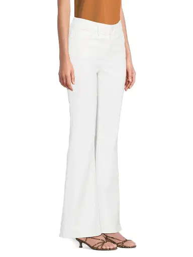 Good American Women's Good Legs Flare Jeans - White | Thumbnail 4 Good American Women's Good Legs Flare Jeans - White | Thumbnail 4