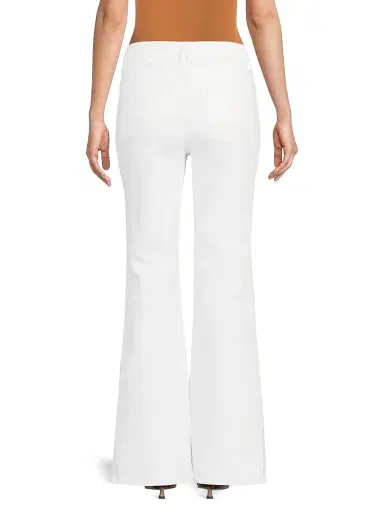 Good American Women's Good Legs Flare Jeans - White | Thumbnail 5 Good American Women's Good Legs Flare Jeans - White | Thumbnail 5