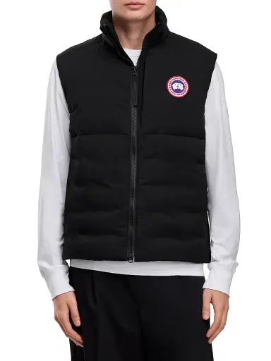 Canada Goose Men's Lodge Ripstop Matte Vest - Black | Thumbnail 3 Canada Goose Men's Lodge Ripstop Matte Vest - Black | Thumbnail 3