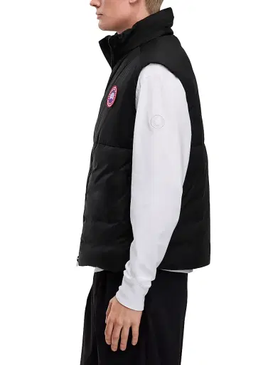 Canada Goose Men's Lodge Ripstop Matte Vest - Black | Thumbnail 4 Canada Goose Men's Lodge Ripstop Matte Vest - Black | Thumbnail 4