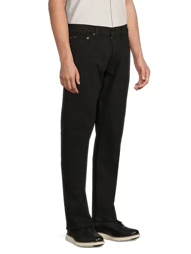 Polo Ralph Lauren Men's Varick Straight-Leg Jeans - Black | Thumbnail 4 Polo Ralph Lauren Men's Varick Straight-Leg Jeans - Black | Thumbnail 4