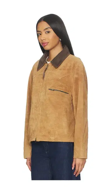 Found Suede Terracotta Work Jacket | Thumbnail 2 Found Suede Terracotta Work Jacket | Thumbnail 2