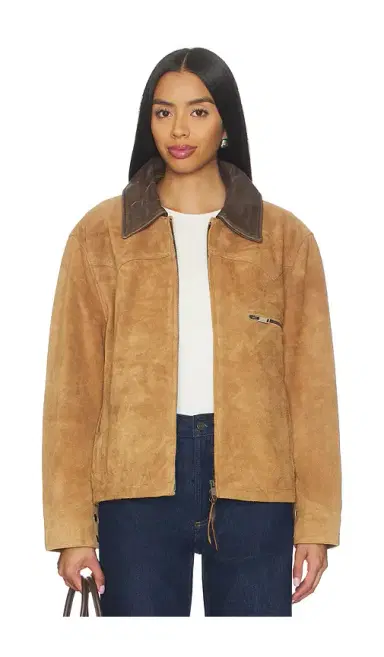 Found Suede Terracotta Work Jacket | Thumbnail 1 Found Suede Terracotta Work Jacket | Thumbnail 1