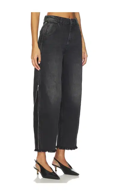 Seventy + Mochi Seventy + Mochi Bo Zip Wide Leg Jeans | Thumbnail 1 Seventy + Mochi Seventy + Mochi Bo Zip Wide Leg Jeans | Thumbnail 1