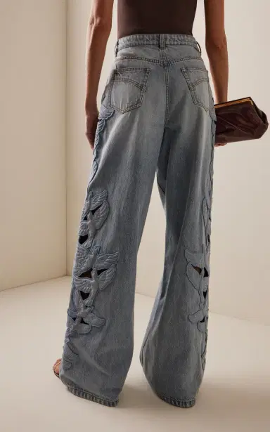 Zimmermann Alchemy Appliquéd Wide-Leg Jeans | Thumbnail 4 Zimmermann Alchemy Appliquéd Wide-Leg Jeans | Thumbnail 4