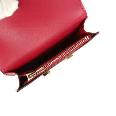 HERMÈS Hermes Constance Slim Wallet Rubis Epsom Gold Hardware | Thumbnail 9 HERMÈS Hermes Constance Slim Wallet Rubis Epsom Gold Hardware | Thumbnail 9