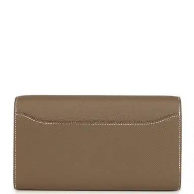 HERMÈS Hermes Constance Wallet To Go Etoupe Epsom Palladium Hardware | Thumbnail 4 HERMÈS Hermes Constance Wallet To Go Etoupe Epsom Palladium Hardware | Thumbnail 4