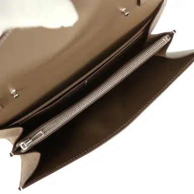 HERMÈS Hermes Constance Wallet To Go Etoupe Epsom Palladium Hardware | Thumbnail 8 HERMÈS Hermes Constance Wallet To Go Etoupe Epsom Palladium Hardware | Thumbnail 8