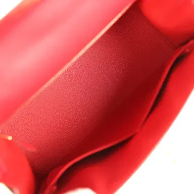 HERMÈS Pre-owned Hermes Kelly Sellier 28 Rouge Casaque Epsom Gold Hardware | Thumbnail 8 HERMÈS Pre-owned Hermes Kelly Sellier 28 Rouge Casaque Epsom Gold Hardware | Thumbnail 8