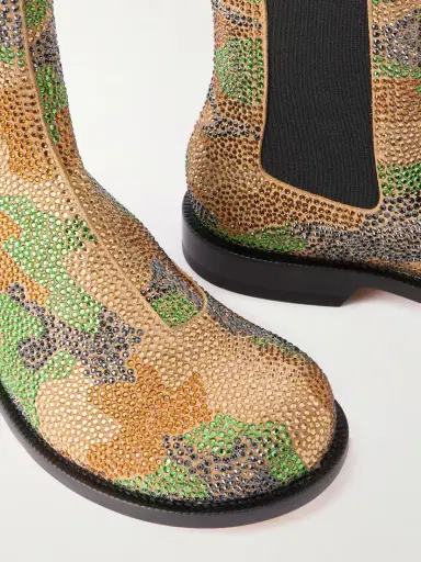 JW Anderson Crystal-embellished Suede Chelsea Boots | Thumbnail 5 JW Anderson Crystal-embellished Suede Chelsea Boots | Thumbnail 5