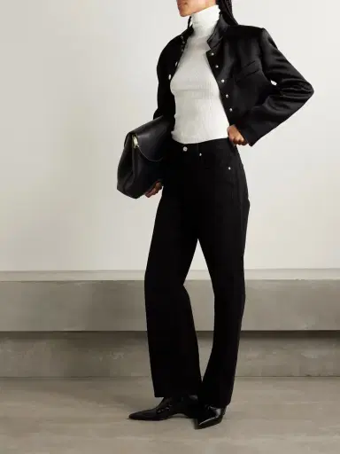 Citizens of Humanity Caradene Ribbed Stretch-lyocell Turtleneck Sweater | Thumbnail 2 Citizens of Humanity Caradene Ribbed Stretch-lyocell Turtleneck Sweater | Thumbnail 2