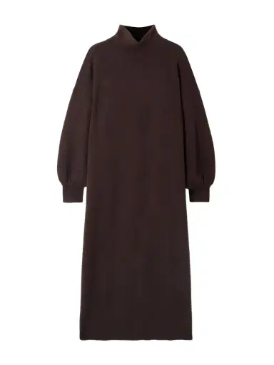 Allude Wool And Cashmere-blend Turtleneck Maxi Dress | Thumbnail 1 Allude Wool And Cashmere-blend Turtleneck Maxi Dress | Thumbnail 1