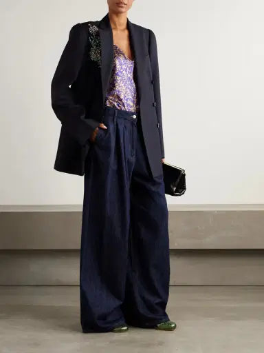 Dries Van Noten Printed Silk-satin Tank | Thumbnail 2 Dries Van Noten Printed Silk-satin Tank | Thumbnail 2