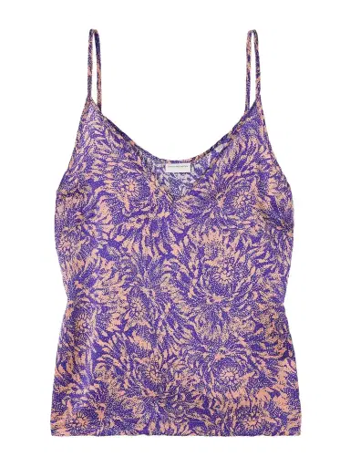 Dries Van Noten Printed Silk-satin Tank | Thumbnail 1 Dries Van Noten Printed Silk-satin Tank | Thumbnail 1