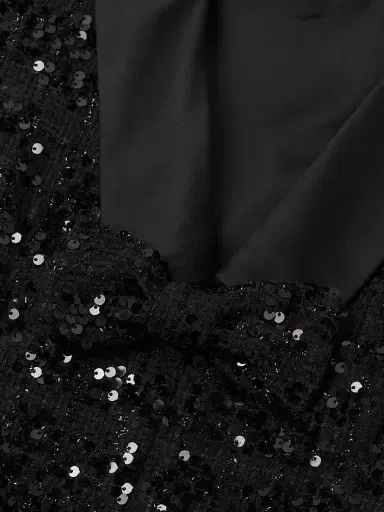 Likely Women's Naomi Sequined Minidress - Black - Size 12 | Thumbnail 6 Likely Women's Naomi Sequined Minidress - Black - Size 12 | Thumbnail 6
