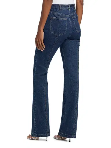 Cinq à Sept Women's Shailene Studded Boot-Cut Jeans | Thumbnail 5 Cinq à Sept Women's Shailene Studded Boot-Cut Jeans | Thumbnail 5