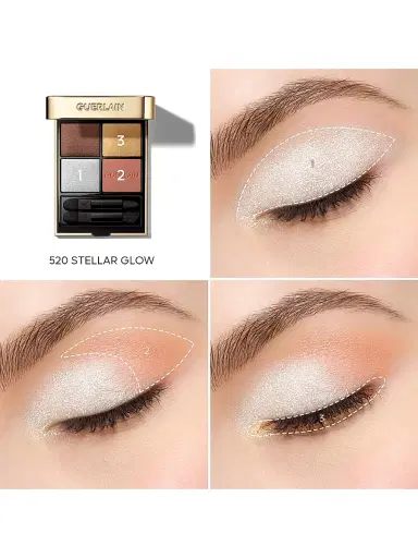 GUERLAIN Ombres G Eyeshadow Quad - 520 Stellar Glow | Thumbnail 3 GUERLAIN Ombres G Eyeshadow Quad - 520 Stellar Glow | Thumbnail 3