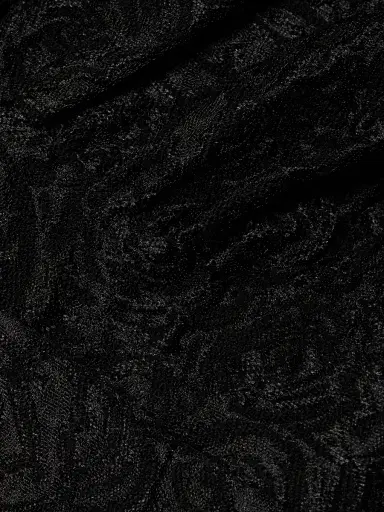 Saloni Women's Floral Brocade Sleeveless Midi-Dress - Noir Rose | Thumbnail 7 Saloni Women's Floral Brocade Sleeveless Midi-Dress - Noir Rose | Thumbnail 7