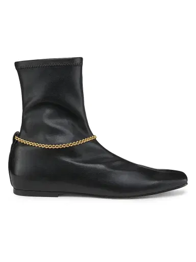 Maria Luca Women's Norma Chain-Link Accented Booties | Thumbnail 1 Maria Luca Women's Norma Chain-Link Accented Booties | Thumbnail 1