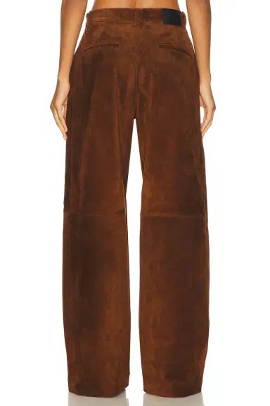 R13 Pleated Wide Leg Leather Pant | Thumbnail 4 R13 Pleated Wide Leg Leather Pant | Thumbnail 4