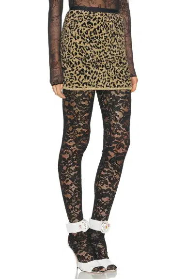 Valentino Animalier Jacquard Skirt | Thumbnail 2 Valentino Animalier Jacquard Skirt | Thumbnail 2