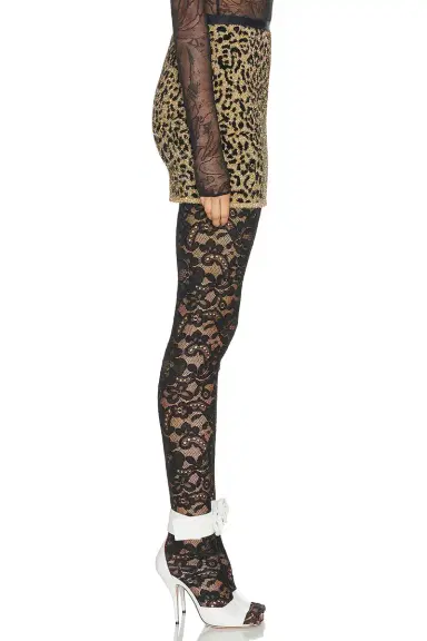 Valentino Animalier Jacquard Skirt | Thumbnail 3 Valentino Animalier Jacquard Skirt | Thumbnail 3