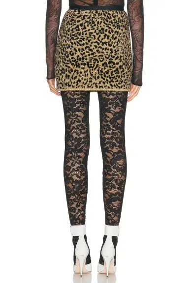 Valentino Animalier Jacquard Skirt | Thumbnail 4 Valentino Animalier Jacquard Skirt | Thumbnail 4