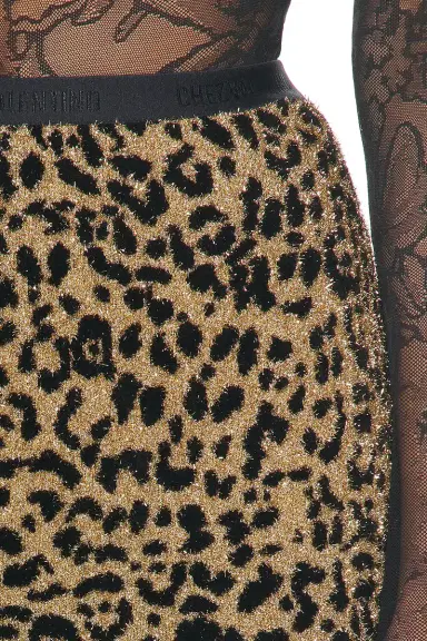 Valentino Animalier Jacquard Skirt | Thumbnail 6 Valentino Animalier Jacquard Skirt | Thumbnail 6
