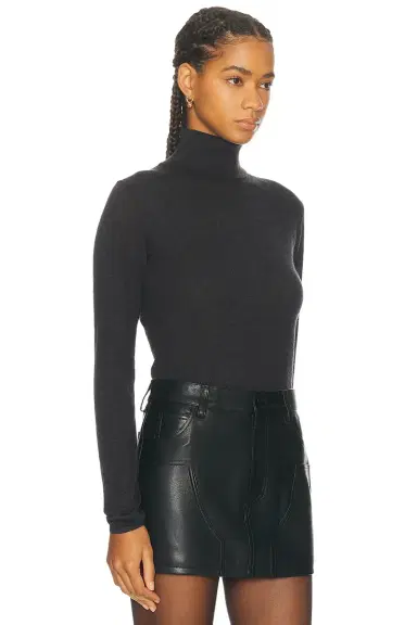 RENGGLI Cashmere Silk Fitted Turtleneck Sweater | Thumbnail 2 RENGGLI Cashmere Silk Fitted Turtleneck Sweater | Thumbnail 2