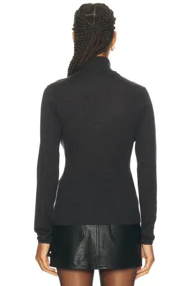 RENGGLI Cashmere Silk Fitted Turtleneck Sweater | Thumbnail 3 RENGGLI Cashmere Silk Fitted Turtleneck Sweater | Thumbnail 3