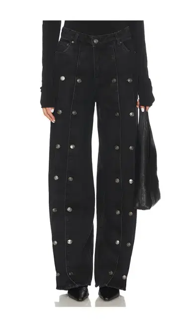 ROTATE Dixie Button Wide Leg | Thumbnail 1 ROTATE Dixie Button Wide Leg | Thumbnail 1