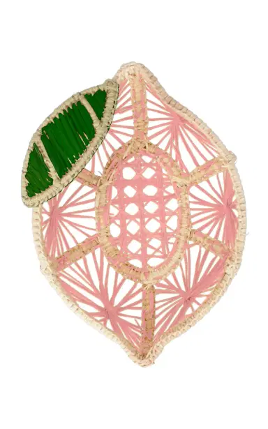 Mercedes Salazar Lemon Pink Basket - Multi | Thumbnail 2 Mercedes Salazar Lemon Pink Basket - Multi | Thumbnail 2