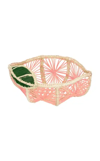 Mercedes Salazar Lemon Pink Basket - Multi | Thumbnail 1 Mercedes Salazar Lemon Pink Basket - Multi | Thumbnail 1