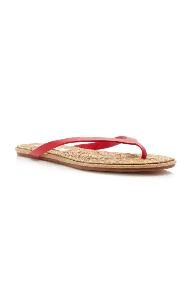 Christopher Esber Palma Raffia Flip Flop Sandals | Thumbnail 5 Christopher Esber Palma Raffia Flip Flop Sandals | Thumbnail 5