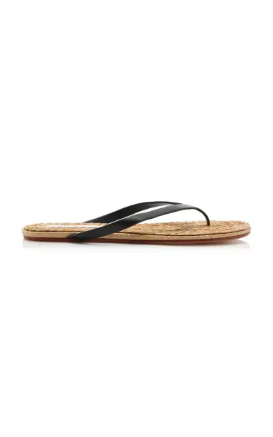 Christopher Esber Palma Raffia Flip Flop Sandals | Thumbnail 9 Christopher Esber Palma Raffia Flip Flop Sandals | Thumbnail 9