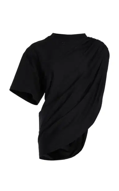 Courrèges Twisted Cotton Top | Thumbnail 9 Courrèges Twisted Cotton Top | Thumbnail 9