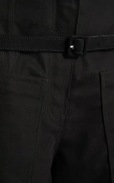 Courrèges Belted Cotton Palazzo Pants | Thumbnail 7 Courrèges Belted Cotton Palazzo Pants | Thumbnail 7