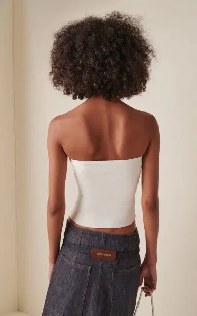 Courrèges Buckle-Detailed Knit Tube Top | Thumbnail 4 Courrèges Buckle-Detailed Knit Tube Top | Thumbnail 4