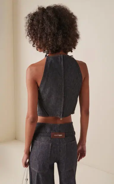 Courrèges Denim Top | Thumbnail 4 Courrèges Denim Top | Thumbnail 4