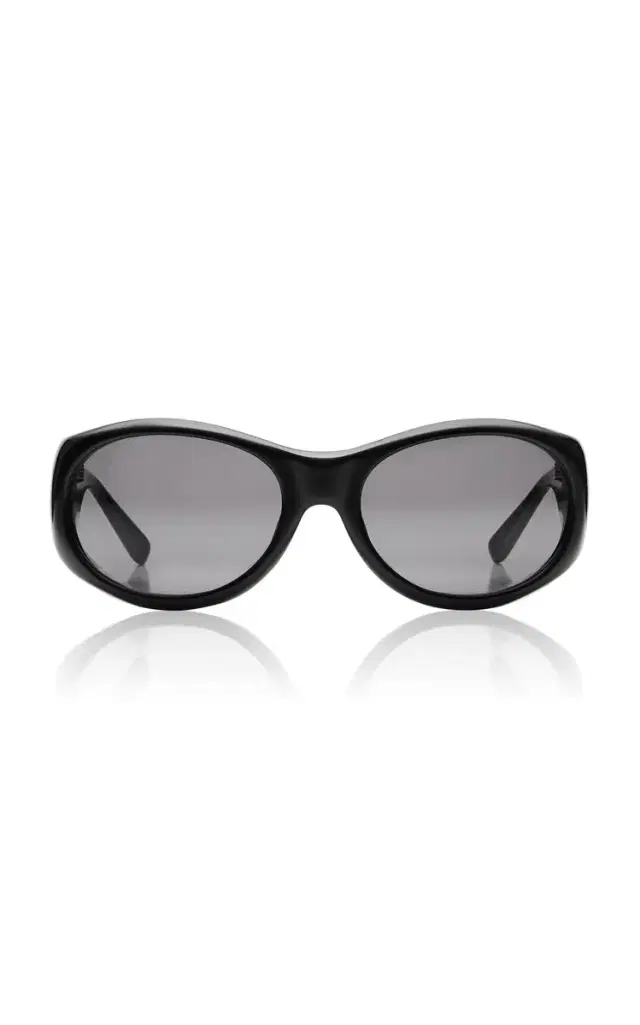 Black Round Sunglasses - Black - OS Black Round Sunglasses - Black - OS
