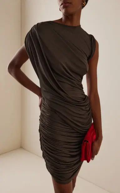 Christopher Esber Verve Twisted Georgette Mini Dress | Thumbnail 3 Christopher Esber Verve Twisted Georgette Mini Dress | Thumbnail 3