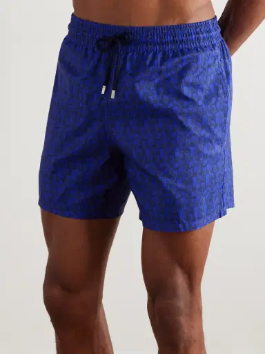 Vilebrequin Mahina Straight-Leg Mid-Length Printed Recycled Swim Shorts - Men | Thumbnail 2 Vilebrequin Mahina Straight-Leg Mid-Length Printed Recycled Swim Shorts - Men | Thumbnail 2
