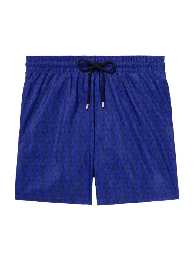 Mahina Straight-Leg Mid-Length Printed Recycled Swim Shorts - Men Mahina Straight-Leg Mid-Length Printed Recycled Swim Shorts - Men