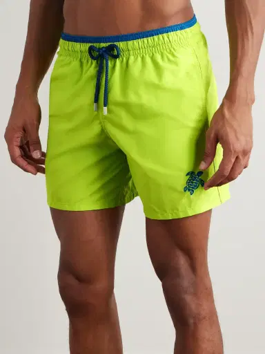 Vilebrequin Moka Straight-Leg Mid-Length ECONYL® Swim Shorts - Men | Thumbnail 2 Vilebrequin Moka Straight-Leg Mid-Length ECONYL® Swim Shorts - Men | Thumbnail 2