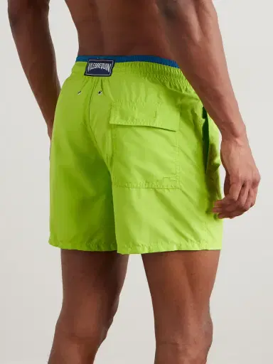 Vilebrequin Moka Straight-Leg Mid-Length ECONYL® Swim Shorts - Men | Thumbnail 3 Vilebrequin Moka Straight-Leg Mid-Length ECONYL® Swim Shorts - Men | Thumbnail 3