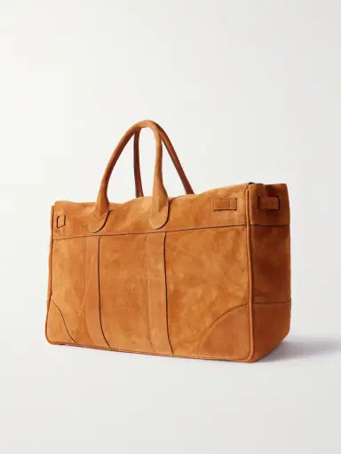 Brunello Cucinelli Suede Weekend Bag - Men | Thumbnail 3 Brunello Cucinelli Suede Weekend Bag - Men | Thumbnail 3